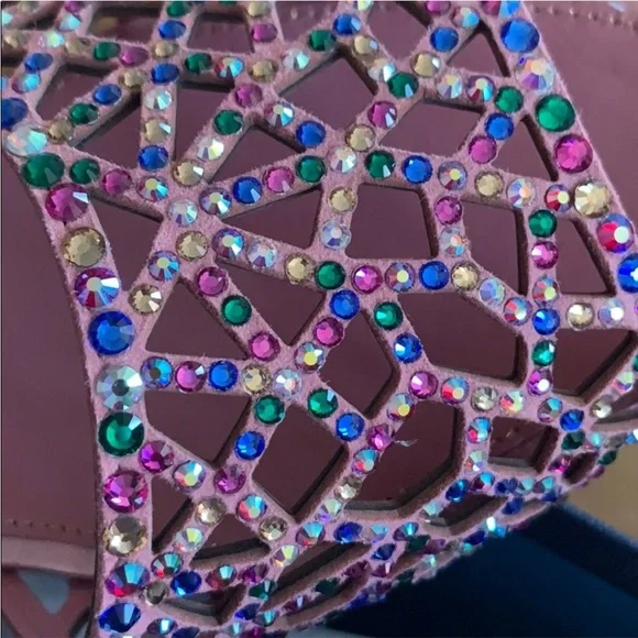 Sergio Rossi Tresor Strass Crystal Sandals (Size 39) - Picture 5 of 6